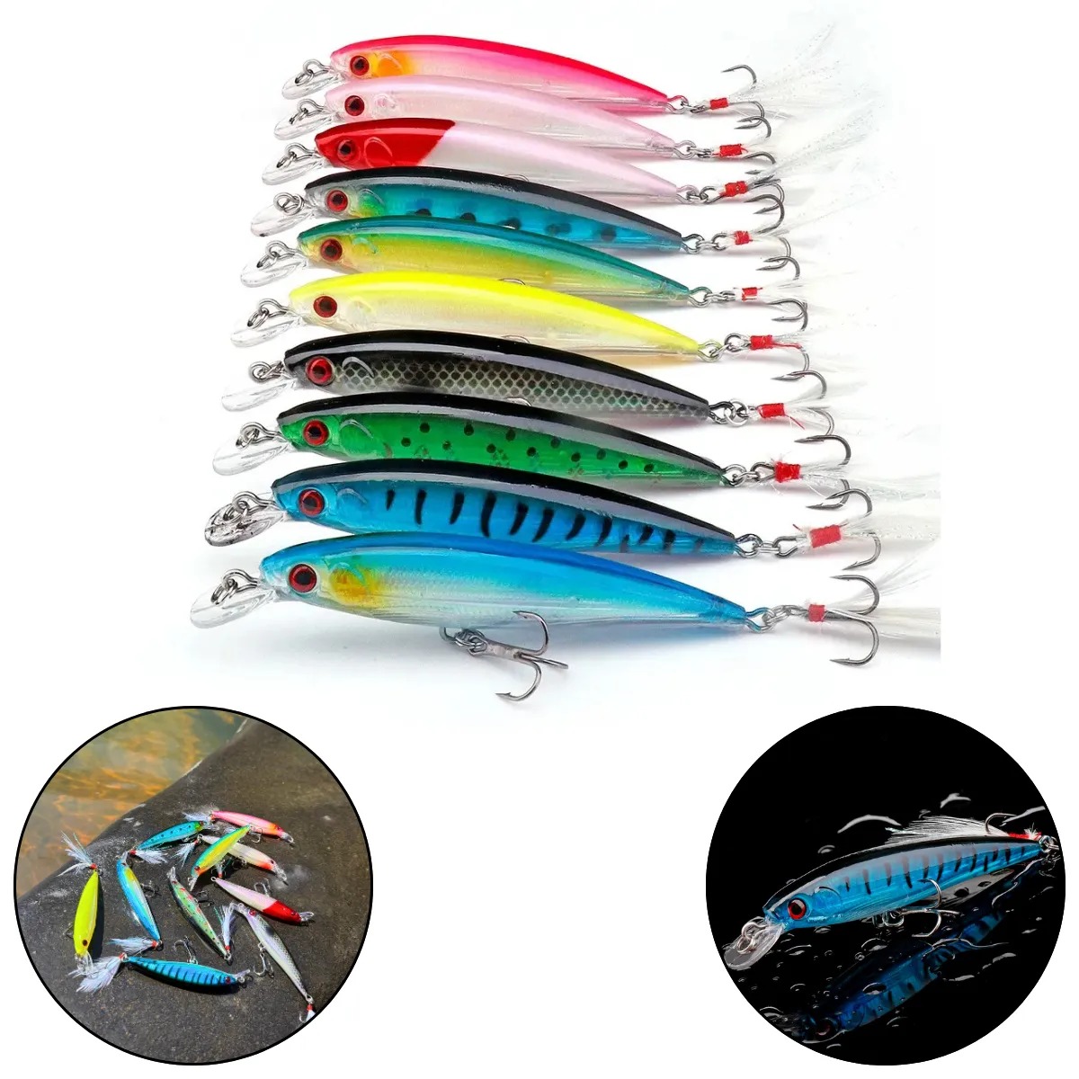 Kit Iscas Artificiais (10 und)